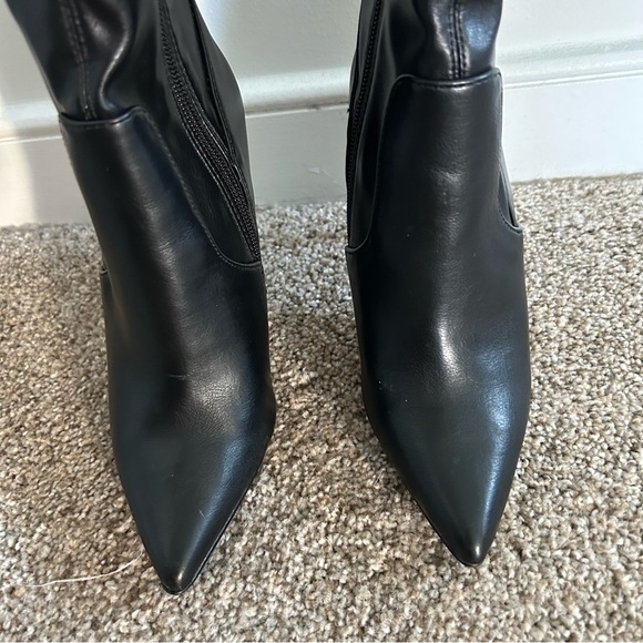 VAVA Black Paris Over the Knee Stilettos - Picture 6 of 9